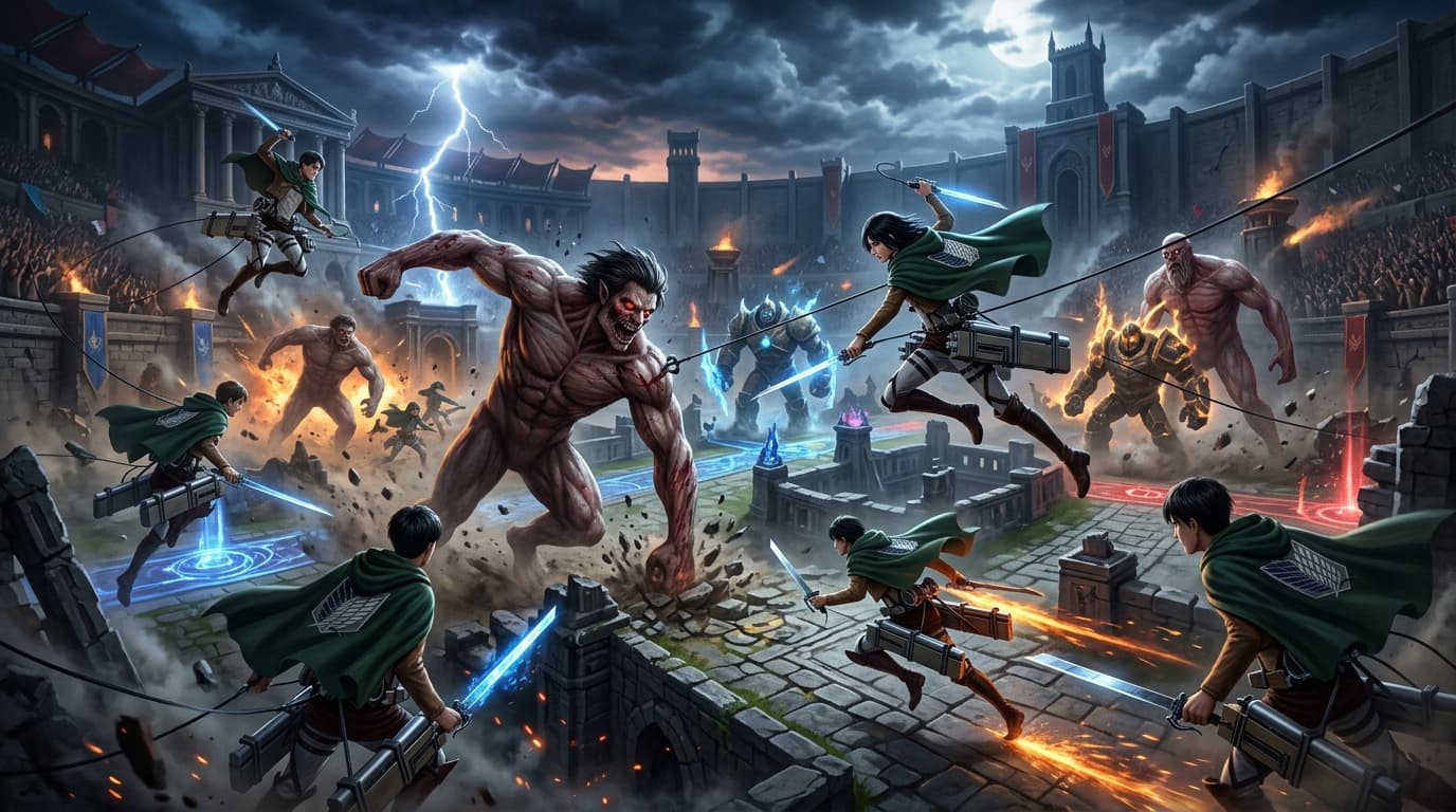 Kolaborasi Epik Honor of Kings x Attack on Titan Hadirkan Pasukan Survey Corps ke Arena