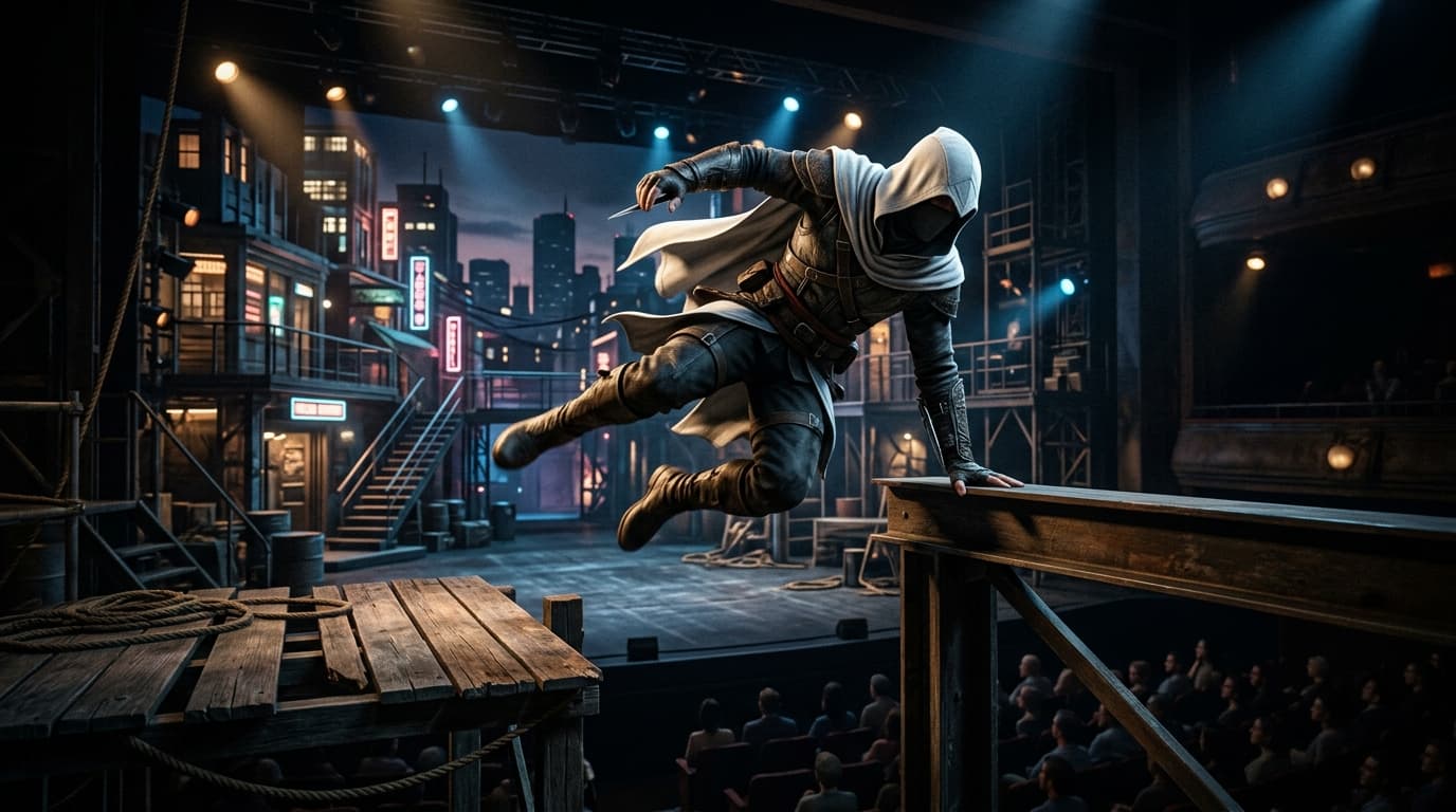 Bukan Game Baru, Spin-off Assassin's Creed Berikutnya Adalah Pertunjukan Teater "Heredis"